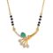 18K Gold Plated Hypoallergenic Black Beads Kala Mani 925 Sterling Silver Mangalsutra