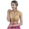 Lucky Jewellery Bridal Dulhan Designer 18k Gold Plated Gold Red Color Pearl Stone Set - Image 2