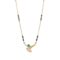 18K Gold Plated Hypoallergenic Black Beads Kala Mani 925 Sterling Silver Mangalsutra - Image 2