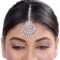 Beautiful Chandbali Style Diamond Maang Tikka AD Studded - Image 2