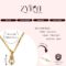 1 Gram Micro Gold Plated Stylish Geometric Pendant Chain with CZ Accents - Image 3