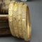 ZENEME Set Of 4 Gold-Plated Classic Paisley Shaped Textured Handcrafted Bangles - Image 3