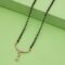 925 Sterling Silver Traditional Black Beaded Kala Mani Mangalsutra with Rose Gold for Women - Image 3