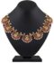18k Gold Plated Traditional Temple Choker Necklace Wedding Party Stylish Jewellery Set - Image 4