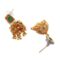 Antique Gold-Plated Artificial Stone Studded Necklace with Earrings Jewellery Set - Image 4