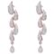 American Diamond CZ Rose Gold Plated Designer Necklace Set with Earrings - Image 4
