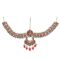 Lucky Jewellery Bridal Dulhan Alloy Gold Plated Jewellery Set - Image 5