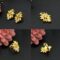 24k Gold Plated Choker Jewellery Set - Earrings, Ring & Bracelet Gold Necklace Set - Image 5