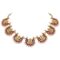 18k Gold Plated Traditional Temple Choker Necklace Wedding Party Stylish Jewellery Set - Image 5