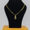 1 Gram Micro Gold Plated Stylish Geometric Pendant Chain with CZ Accents - Image 6