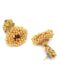 Gold Plated Gold Kundan & Beads Floral Choker Necklace Set With Earring And Maangtika - Image 6