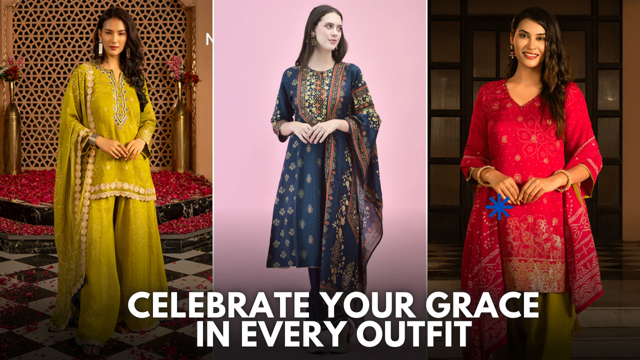 White and Red Modern Saree Vlog YouTube Thumbnail (1)